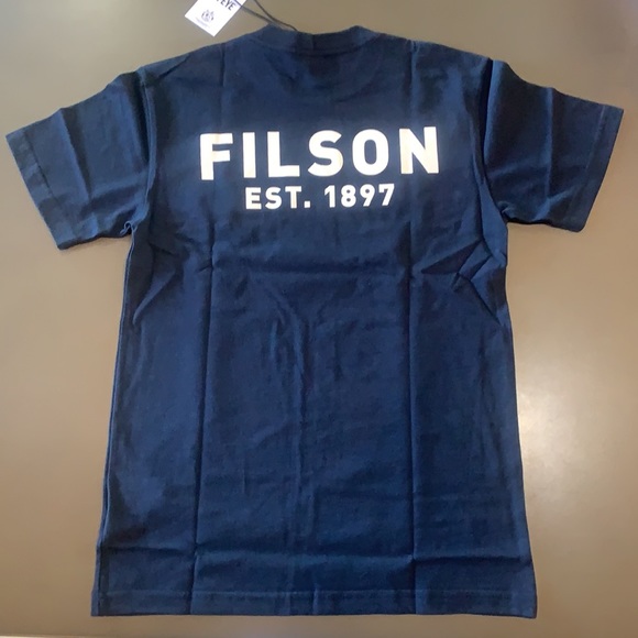 C.C. Filson Popeye Short Sleeve T-Shirt, NEW - Made in The USA, DKNavyGun - Picture 5 of 5